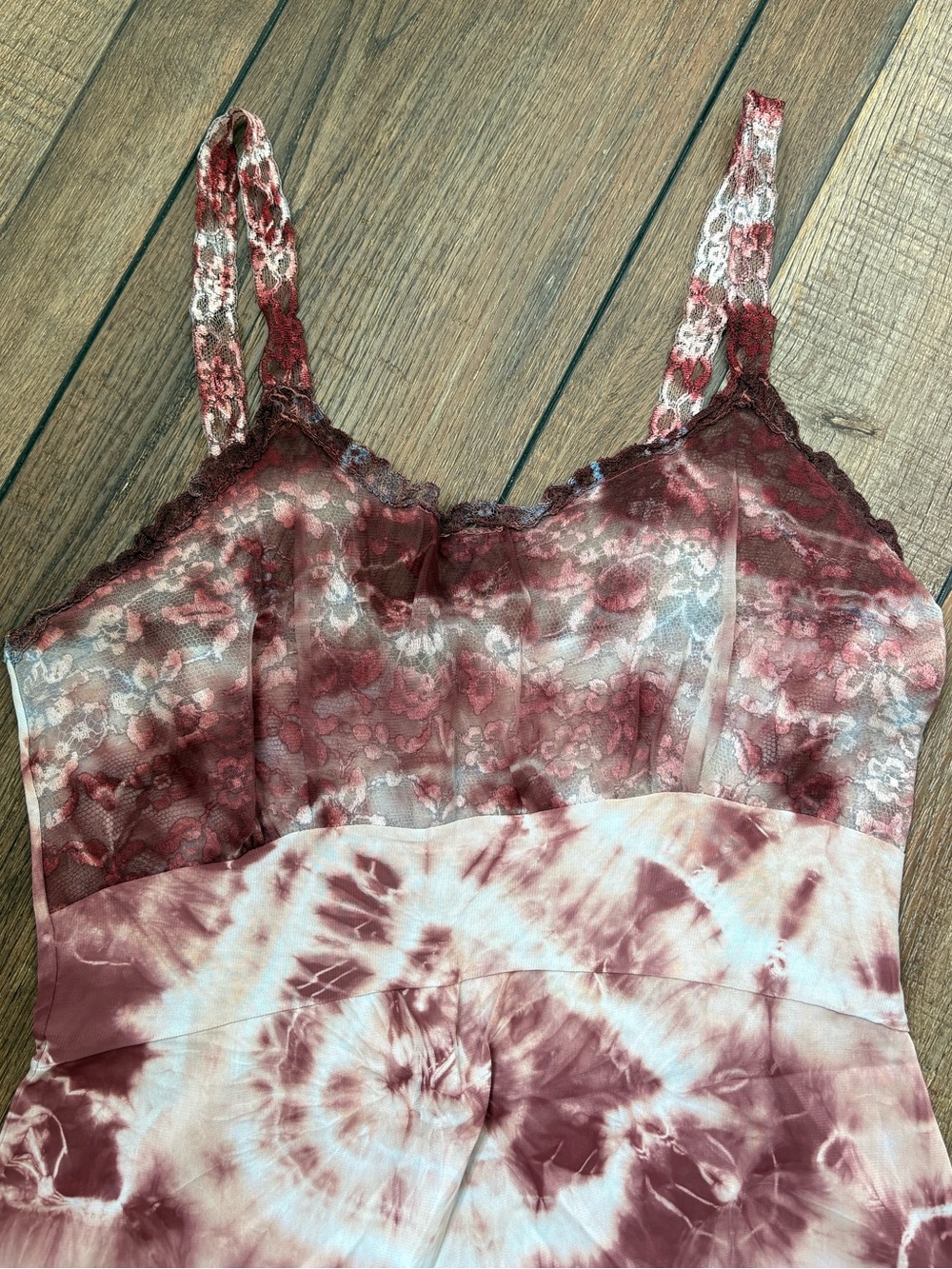 Vintage Tie Dye Slip Dress - Picture 3 of 8